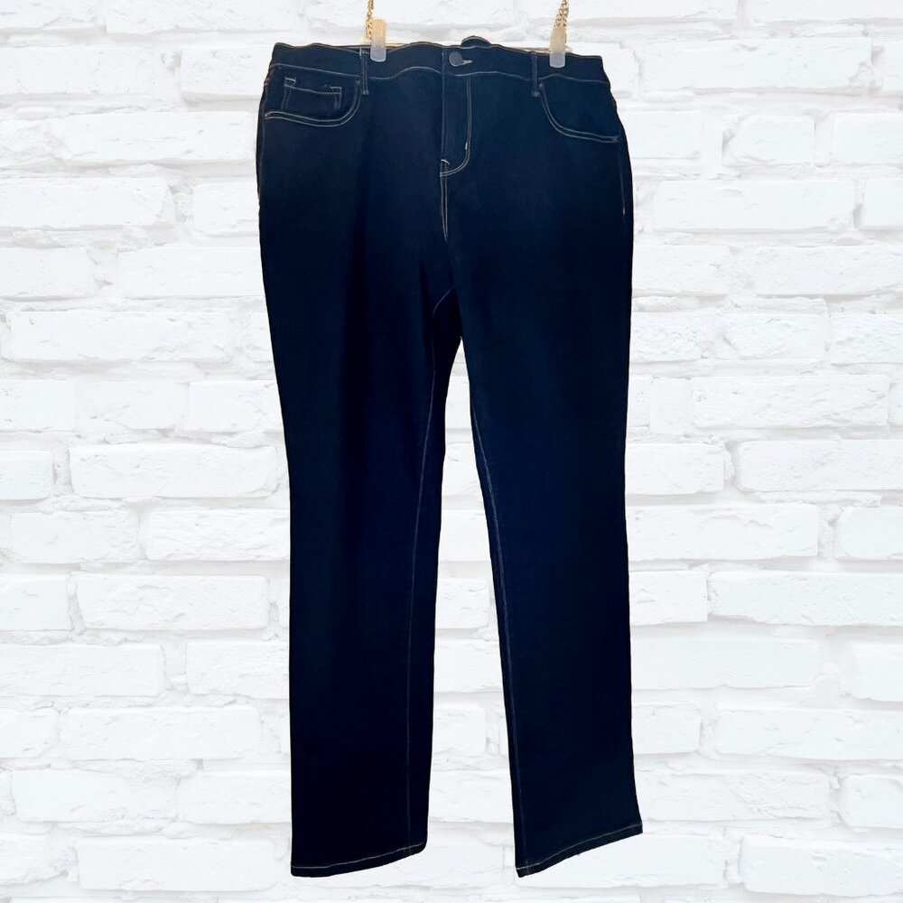 Old Navy Curvy Profile Mid-Rise Dark Wash Stretch Jeans Size 18 30” Inseam